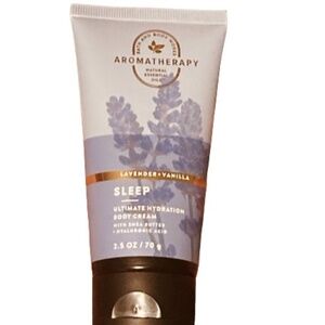 Bath and Body Works Lavender Vanilla Aromatherapy Travel Size Body Cream 2.5oz